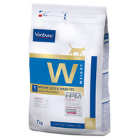 Virbac Weight Loss & Diabetes HPM kattenbrokken voor volwassen katten - 7 kg