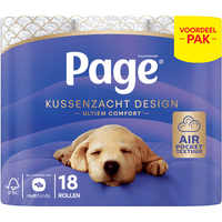 Page Kussenzacht Design toiletpapier 3-laags - 18 rollen