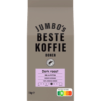 Jumbo Beste donker gebrande koffiebonen - 1000 gram