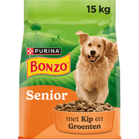 Bonzo Senior met kip en groenten hondenbrokken - 15 kg