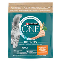 Purina One Adult rijk aan kip kattenbrokken - 800 gram