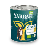 Yarrah Bio Chunks kip natvoer voor honden - 4,92 kg