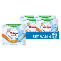 Robijn Classics Stralend Wit wasmiddeldoekjes - 64 wasbeurten