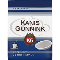 Kanis & Gunnink Cafeïnevrije koffiepads - 36 stuks
