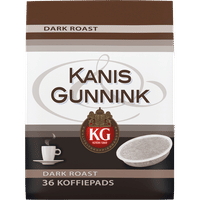 Kanis & Gunnink Dark Roast koffiepads - 36 stuks