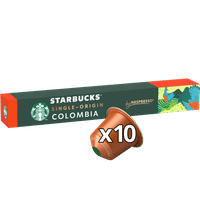 Starbucks single-origin Colombia medium roast Nespresso cups - 10 stuks