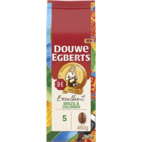 Douwe Egberts Excellent Brazilië & Colombia gemalen koffie - 450 gram