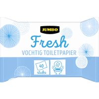 Jumbo Fresh vochtig toiletpapier - 40 vellen