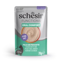 Schesir Functions Mousse Oral kip & ham natvoer voor katten - 840 gram