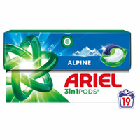 Ariel 3 in 1 Alpine wascapsules - 19 wasbeurten