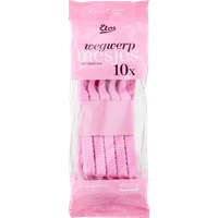 Etos Soft & Protect 2-blads roze - 10 wegwerpmesjes