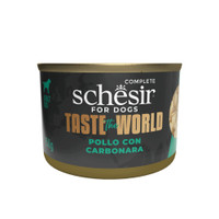 Schesir Taste The World Kip & Carbonara natvoer voor volwassen honden - 1,2 kg