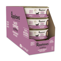 Applaws Taste Toppers Natural natvoer voor honden in saus met kip en eend - 7,49 kg