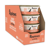 Applaws Taste Toppers Natural in bouillon met kip en zalm natvoer voor honden - 7,49 kg