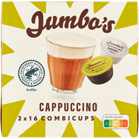 Jumbo premium cappuccino Dolce Gusto cups - 32 stuks
