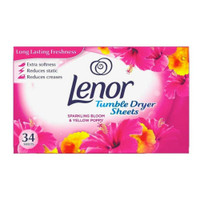 Lenor Sparkling Bloom droogtrommeldoekjes - 34 stuks