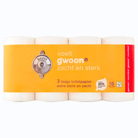 G'woon voordeel toiletpapier 3-laags - 16 rollen