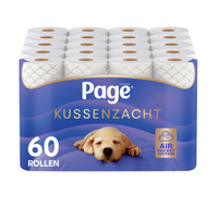 Page Kussenzacht toiletpapier 3-laags - 60 rollen