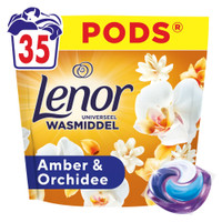 Lenor All-in-1 Amber & Orchidee wascapsules - 35 wasbeurten