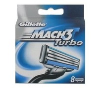 Gillette Mach3 Turbo - 8 scheermesjes