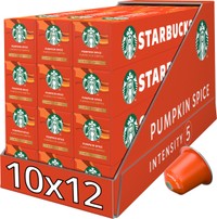 Starbucks Pumpkin Spice Nespresso cups - 120 stuks