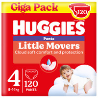 Huggies Little Movers luierbroekjes maat 4 - 120 stuks