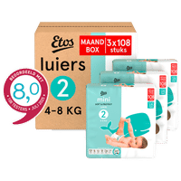 Etos luiers maat 2 - 324 stuks