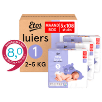 Etos Newborn luiers maat 1 - 324 stuks