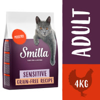 Smilla Adult Sensitive Graanvrij met gevogelte kattenbrokken - 8 kg