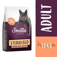 Smilla Adult Sterilised graanvrij recept met zalm kattenbrokken - 10 kg