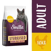 Smilla Adult Sterilised graanvrij recept met kip kattenbrokken - 10 kg