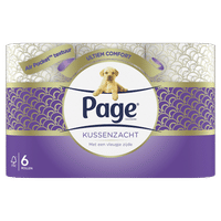 Page Kussenzacht toiletpapier 3-laags - 6 rollen