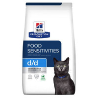 Hill's Prescription Diet d/d Food Sensitivities Eend & Erwten kattenbrokken - 12 kg