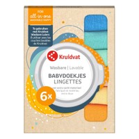 Kruidvat Baby Pure Wasbare babydoekjes - 6 stuks