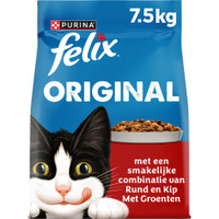 Felix Original Countryside rund, kip en groenten kattenbrokken - 7,5 kg
