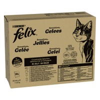 Felix Sensations Countryside natvoer voor volwassen katten - 6,8 kg