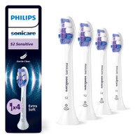 Philips S2 Sensitive opzetborstels - 4 stuks