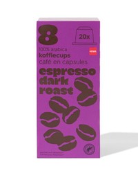 Hema Espresso donker gebrande koffiecups - 20 stuks