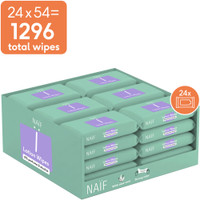 Naïf plasticvrije lotionbabydoekjes - 1296 stuks