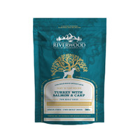 Riverwood Chefs Choice kalkoen met zalm & karper natvoer voor honden - 300 gram