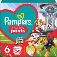 Pampers Active Baby Dry luierbroekjes maat 6 - 60 stuks