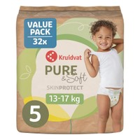 Kruidvat Pure & Soft luiers maat 5 - 32 stuks