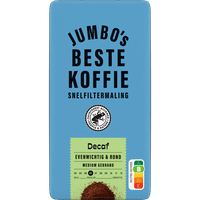 Jumbo Premium Snelfiltermaling Decaf gemalen koffie - 500 gram
