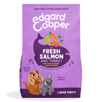Edgard & Cooper Puppy graanvrije hondenbrokken met verse zalm en kalkoen - 12 kg