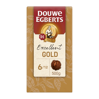 Douwe Egberts Excellent Gold Filtermaling gemalen koffie - 500 gram