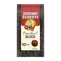Douwe Egberts Excellent Black gemalen koffie - 250 gram