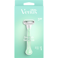 Gillette Venus Smooth Sensitive scheersysteem + 2 navulmesjes