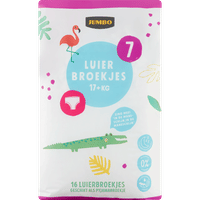 Jumbo Premium luierbroekjes maat 7 - 16 stuks