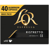 L'OR Espresso Ristretto koffiecups - 40 stuks
