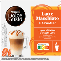 Nescafé Latte Macchiato Caramel Dolce Gusto cups - 16 stuks